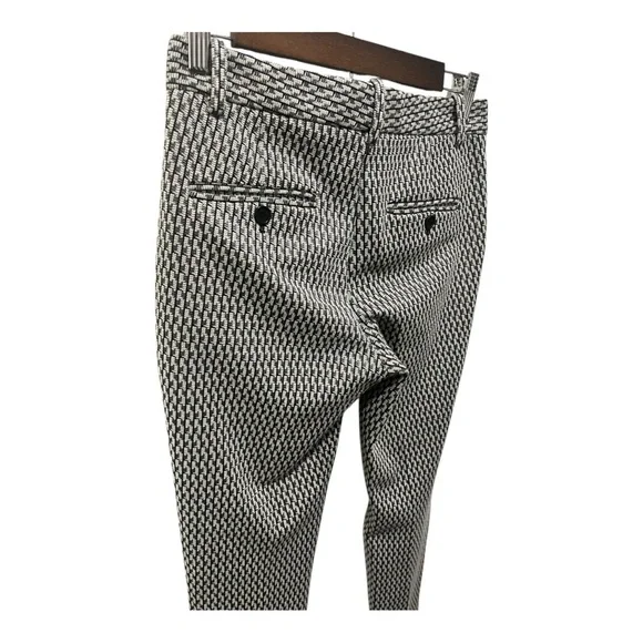 THEORY TRECCA TAILORED GEOMETRIC PRINT DRESS PANT SIZE 0 - Picture 10 of 14